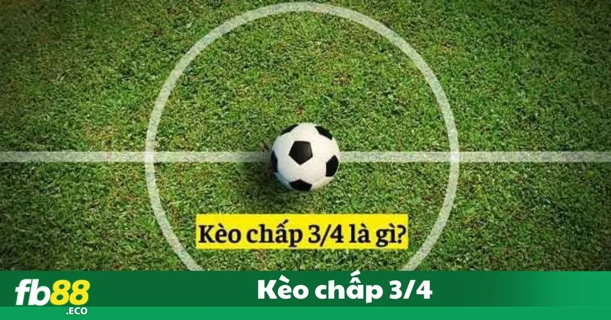 Kèo Chấp 3/4 Là Gì? Hướng Dẫn Đặt Cược Chi Tiết Tại Fb88